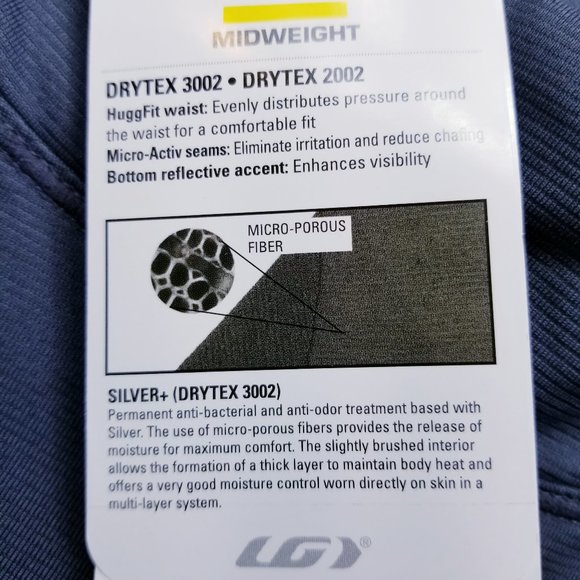 Garneau Women's Drytex 3002 Gray Base Layer  - Size M - NWT - Picture 8 of 9